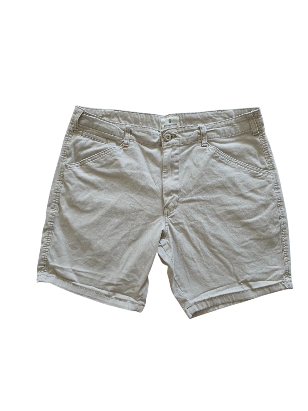 Mutual Weave Tan Men's Shorts - Size 36 
​